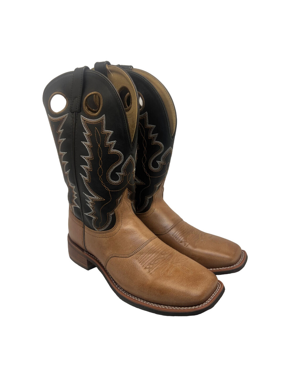 Smoky Mountain Men's Ryan Cowboy Western Boots 4652 Brown/Black Size 9D